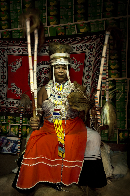 15 Sangoma Nombulelo, Nyanga township, Cape Town